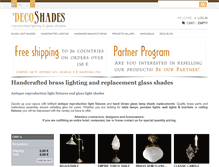Tablet Screenshot of deco-shades.com